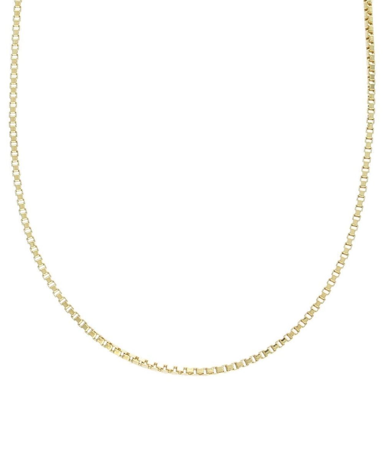 Złoty łańcuszek Kostka 585, 1mm  1.jpg